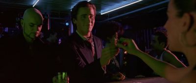 Stoli on the rocks. - American Psycho