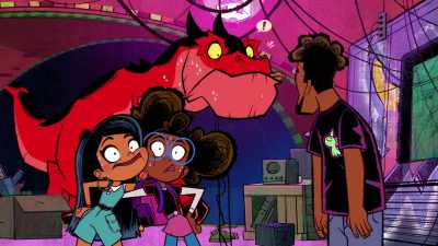 (stomping) - Marvel's Moon Girl and Devil Dinosaur