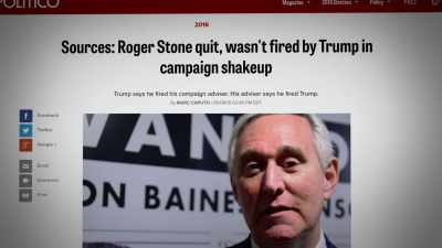 [Stone] I don't need the Trump campaign - Get Me Roger Stone