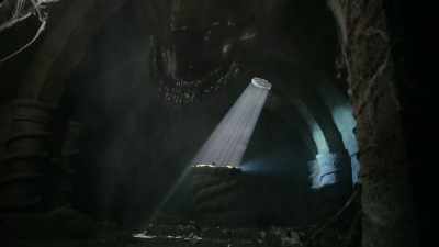 Stonehenge explode. - Sharknado 5: Global Swarming