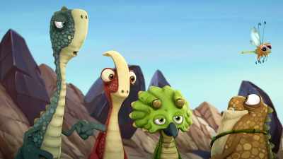 (stones rumbling) - Gigantosaurus