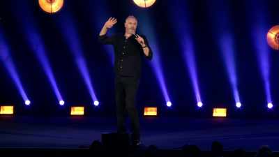Stood up from her husband of 50 years, - Greg Davies: You Magnificent Beast