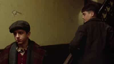 Hey stop by for you laterYeah but knock here on the john firstMy old man's praying and my old lady's crying And the light's turned offWhat the hell should I go home for At least in here I can read - Once Upon a Time in America