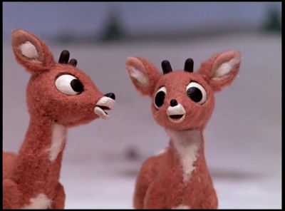 Stop calling me names - Rudolph the Red Nosed Reindeer