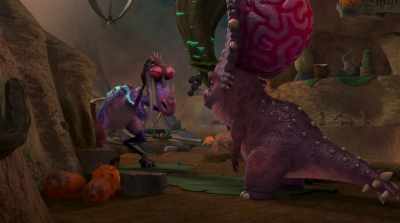 - Stop copying me!
- [crash, clattering] - The Ice Age Adventures of Buck Wild