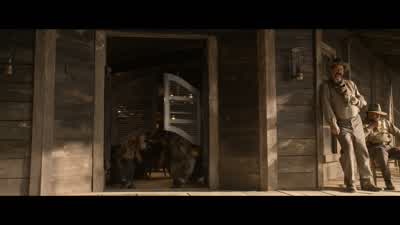Stop! Get back here! Shit, not again. Get that son of a bitch! - A Million Ways to Die in the West
