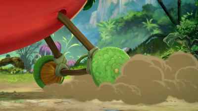 -Stop!
-(Giggling) - Gigantosaurus
