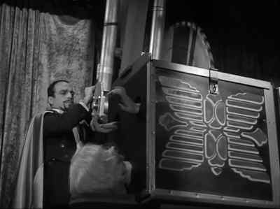 -Stop him, stop him he's hurting her.
-No, - Alfred Hitchcock Presents