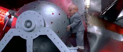 DR EVlL Mini MeStop humping the laserOkay Honest to GodWhy don't you and the giant laser get a fricking room for God sakes - Austin Powers: The Spy Who Shagged Me