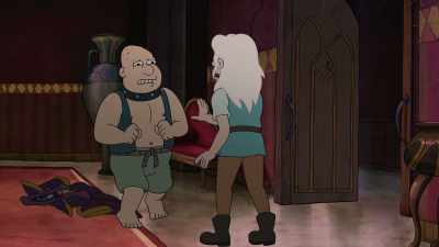 -Stop. I'mma stop.
-No, this is not a repetitive-- - Disenchantment