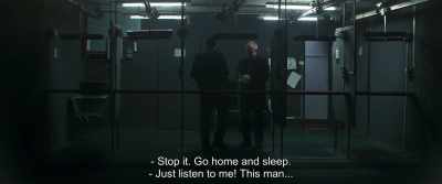 - Stop it. Go home and sleep.
- Just listen to me! This man... - The Marco Effect