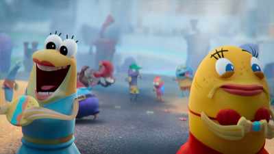 Stop it! You're eating into me profits! - Saving Bikini Bottom: The Sandy Cheeks Movie