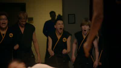 Stop! Point! Go, Miguel! Winner! - - - Cobra Kai