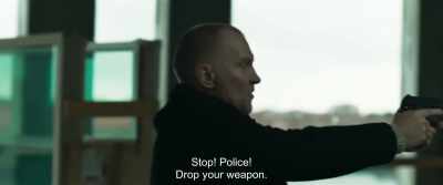 Stop! Police!
Drop your weapon. - The Marco Effect