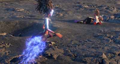 Stop running away - it's hard
for me to shoot you! Yah! - Moonbound
