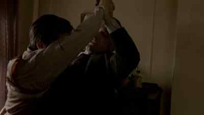 Stop shooting, you fucking moron! - Boardwalk Empire