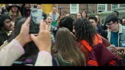 Stop. Stop it! No. Stop, stop.
Get off! - The Girls on the Bus