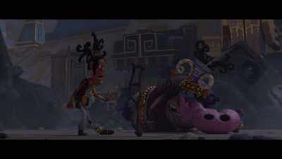 Stop. Stop! No crutch. Not anymore. - Maya and the Three