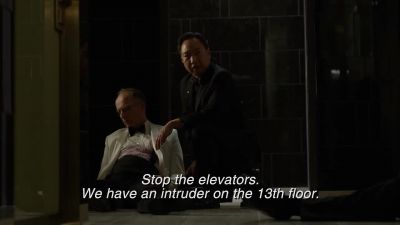 Stop the elevators.
We have an intruder on the 13th floor. - Marvel's Daredevil