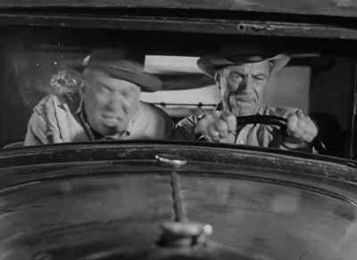 Stop the truck!
Let's get outta here! Stop! - Blowing Wild