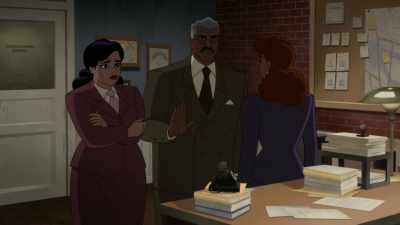 Stop. We got the guy, Barbara.
I don't need any kind of... - Batman: Caped Crusader