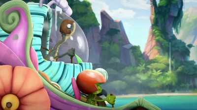 -Stop! What's that?
-Is it SnuggleSaurus? - Gigantosaurus