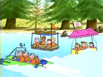 - Stop! Whoa!
- Hey! - Race for Your Life, Charlie Brown