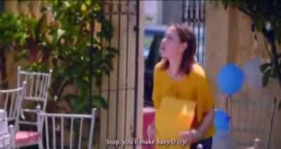 Stop, you'll make Baby D cry! - Seven Sundays