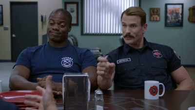 Stopped with you, actually,
buddy. [Clicks tongue] - Tacoma FD