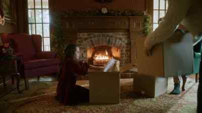 -[stops humming]
-[tender score begins] - A Novel Christmas