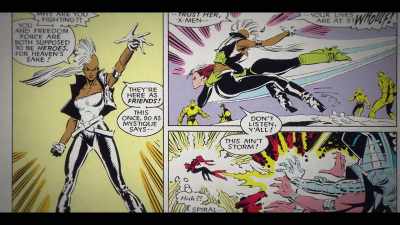 Storm is a really rad character.
She can control the weather. - Marvel's 616