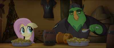 Storm King only allows
one break a clay for meals - My Little Pony: The Movie