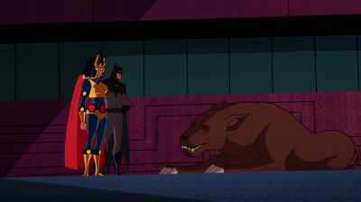 (STRAINED GROWLING) - Justice League Action