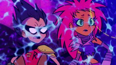 [straining] I don't know
how much longer - Teen Titans Go!