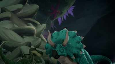 (straining)
Too many rocks! It won't budge! - Gigantosaurus