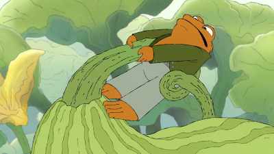 [strains, grunts] - Frog and Toad