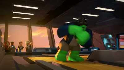 [strains, grunts] - LEGO Marvel Avengers: Code Red
