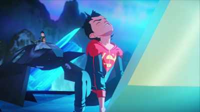 [strains, pants] - Batman and Superman: Battle of the Super Sons