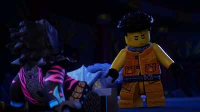 -[strains]
-[thuds] - LEGO Ninjago: Dragons Rising