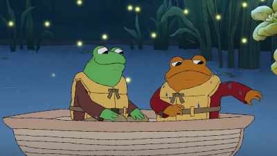 -[strains]-[Toad grunting] - Frog and Toad