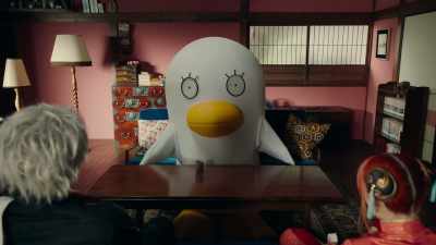 Strange that comics and animations look very fit - Gintama