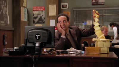 [strange,
dinging phone ring] - Monk