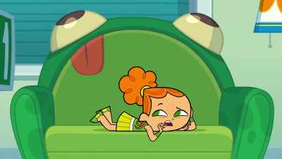 Strange, but falling asleep
in really weird places - Total DramaRama