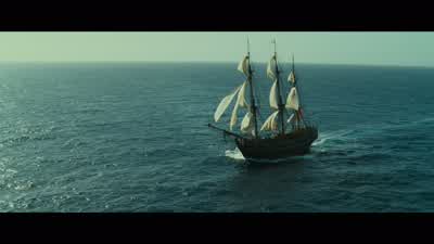 Strange to come upon a longboat so far out in open water. - Pirates of the Caribbean: Dead Man's Chest