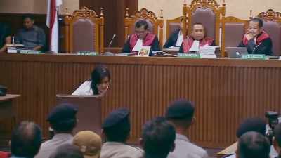 Strangely, from the trial's start,
she was really calm. - Ice Cold: Murder, Coffee and Jessica Wongso