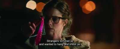 Strangers tortured us
and wanted to hang and shoot us. - Hot Dog