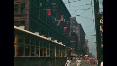 - (streetcar clanking)
- (vehicles honking) - Once Were Brothers