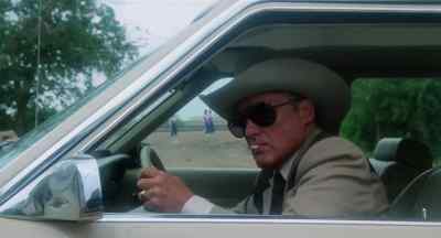 Stretch: Now, be sure to watch
your drinkin' and drivin'... - The Texas Chainsaw Massacre 2