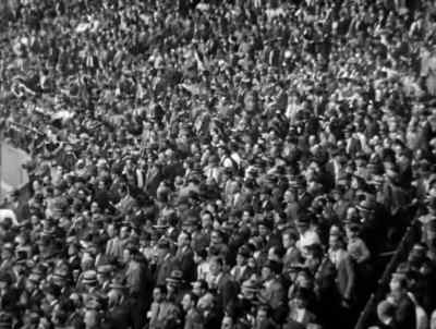 Strike three. Gehrig's out. - The Pride of the Yankees
