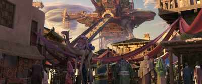 Strings and drums,
music with no player. - New Gods: Yang Jian